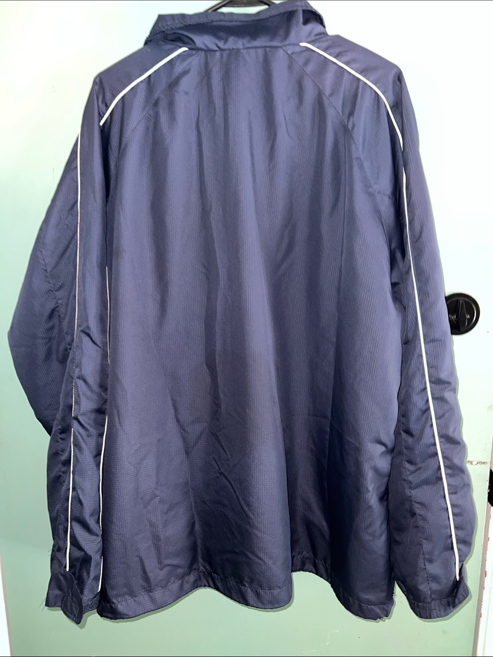 G-III Sports by Carl Banks Detroit Tigers Navy Windbreaker Jacket White Trim XL - Picture 4 of 5